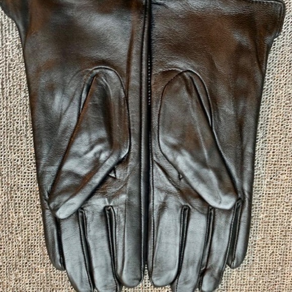 Max Leather NWT touch screen man gloves black soft lined - Picture 2 of 6